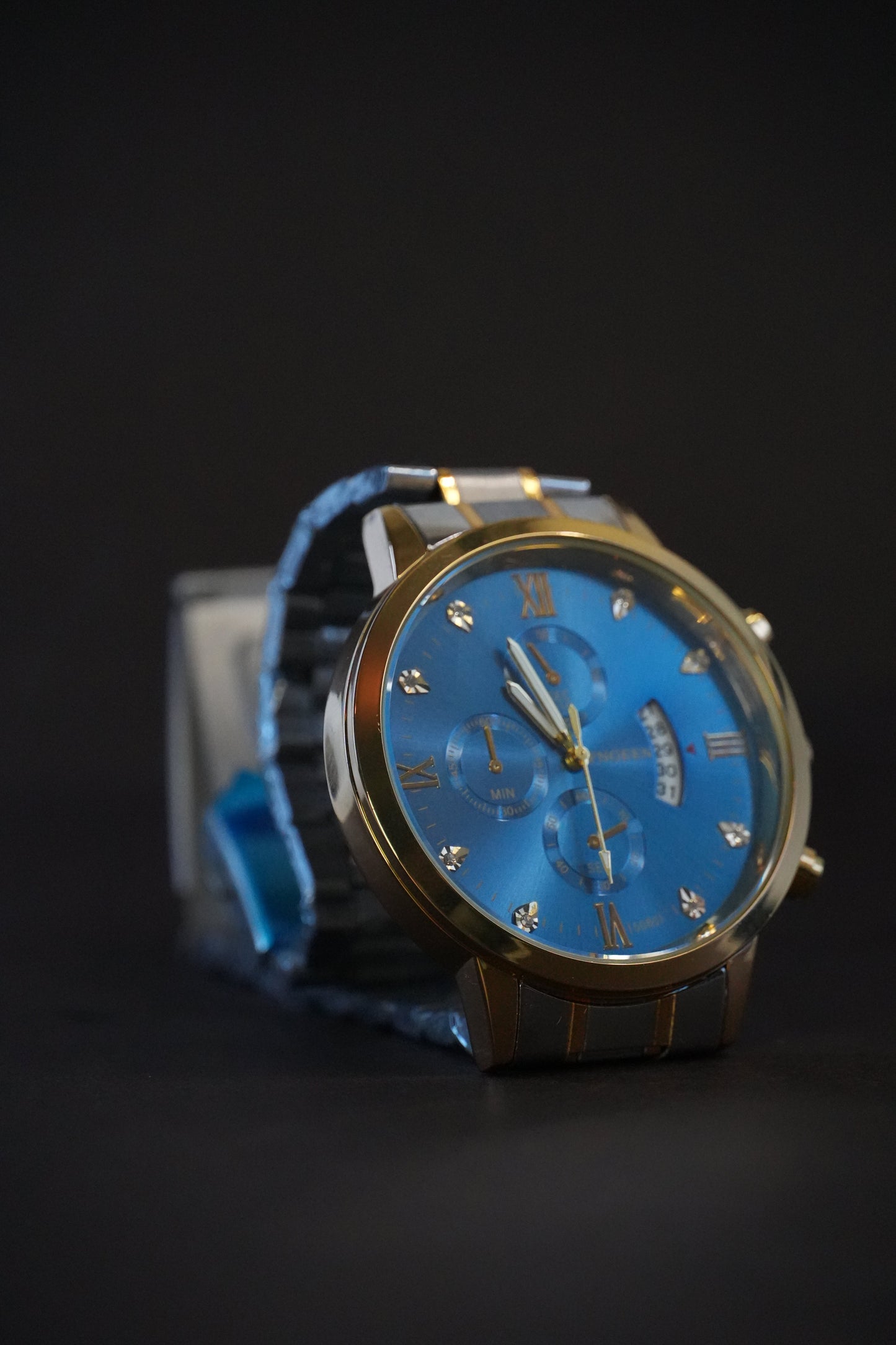 Fngeen Royal Blue Chronograph Men's Watch