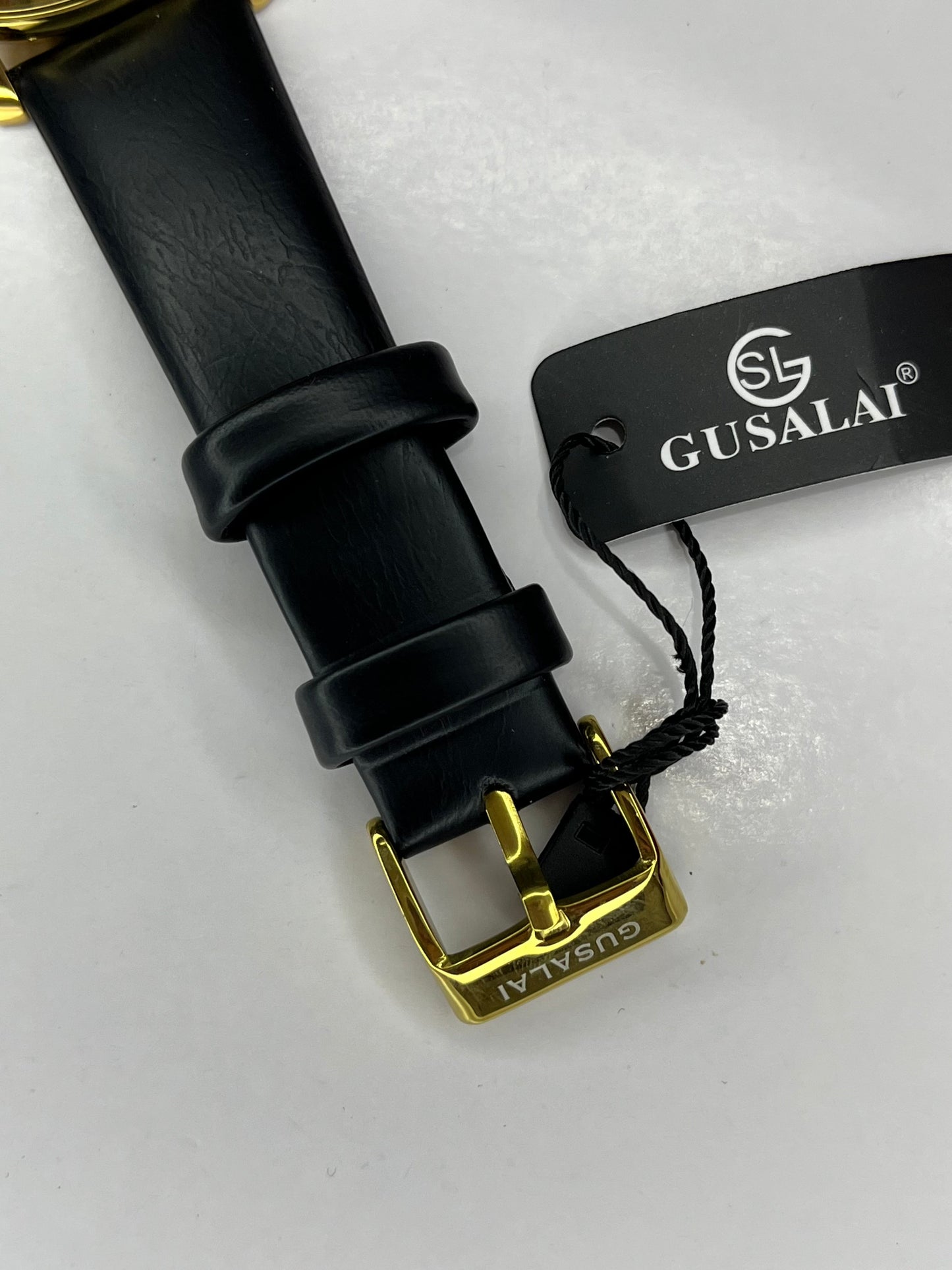 Gusalai Classic Leather Wristwatch