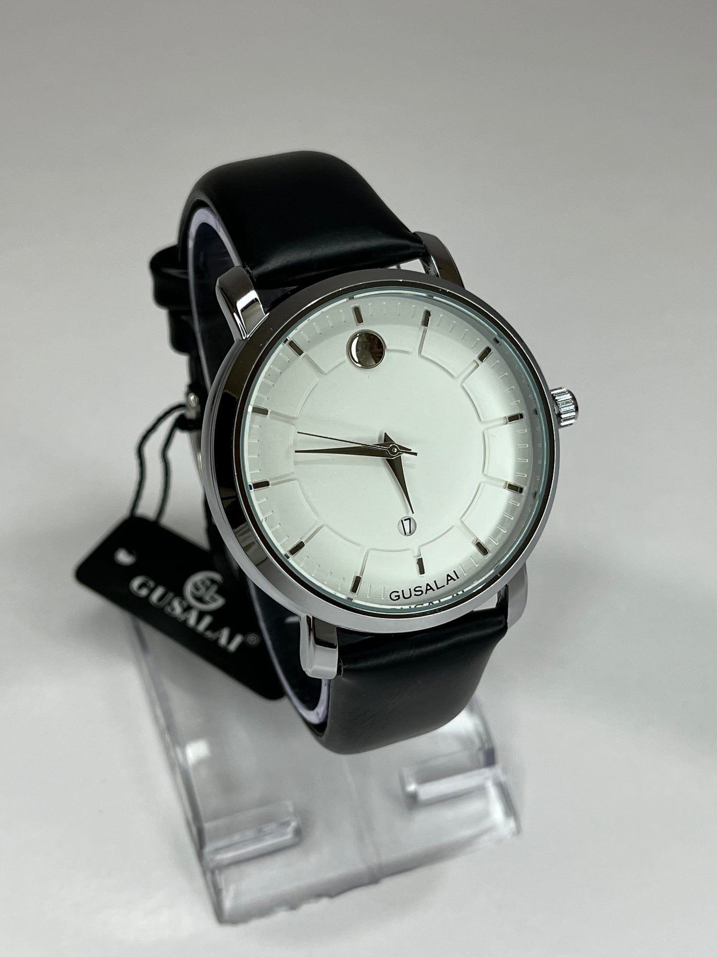 Gusalai Classic Leather Wristwatch