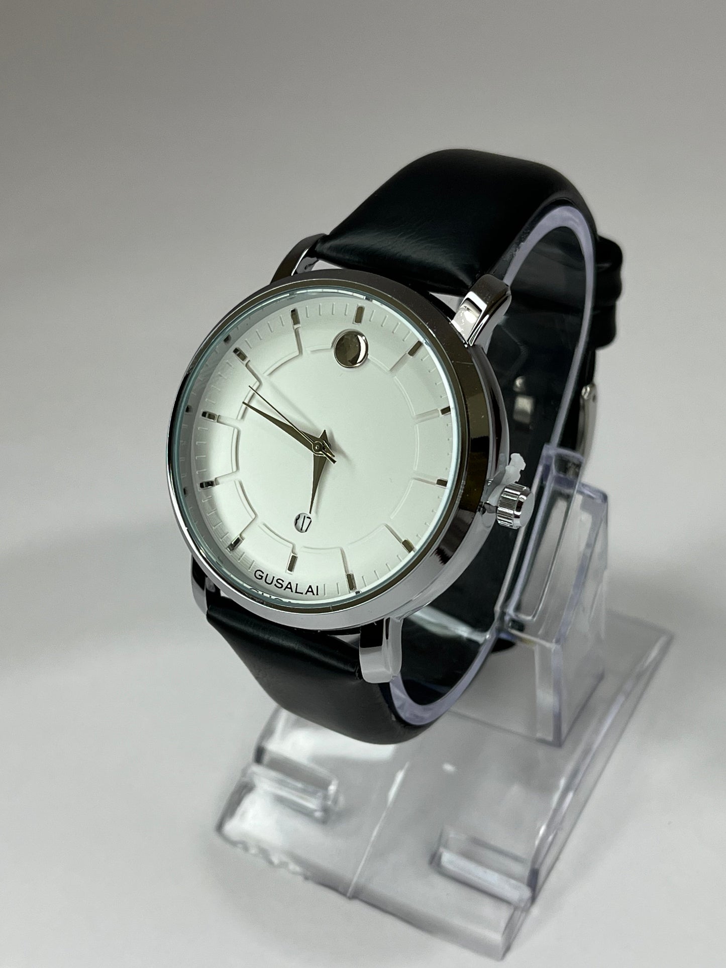 Gusalai Classic Leather Wristwatch