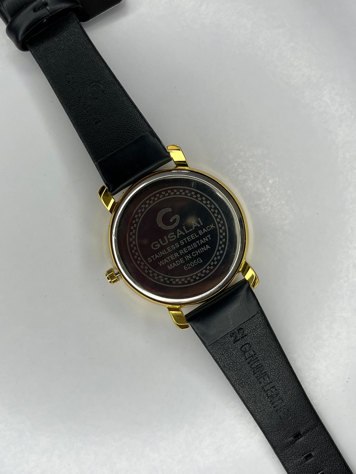 Gusalai Classic Leather Wristwatch