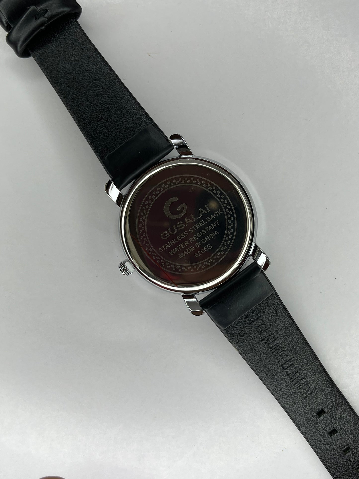Gusalai Classic Leather Wristwatch
