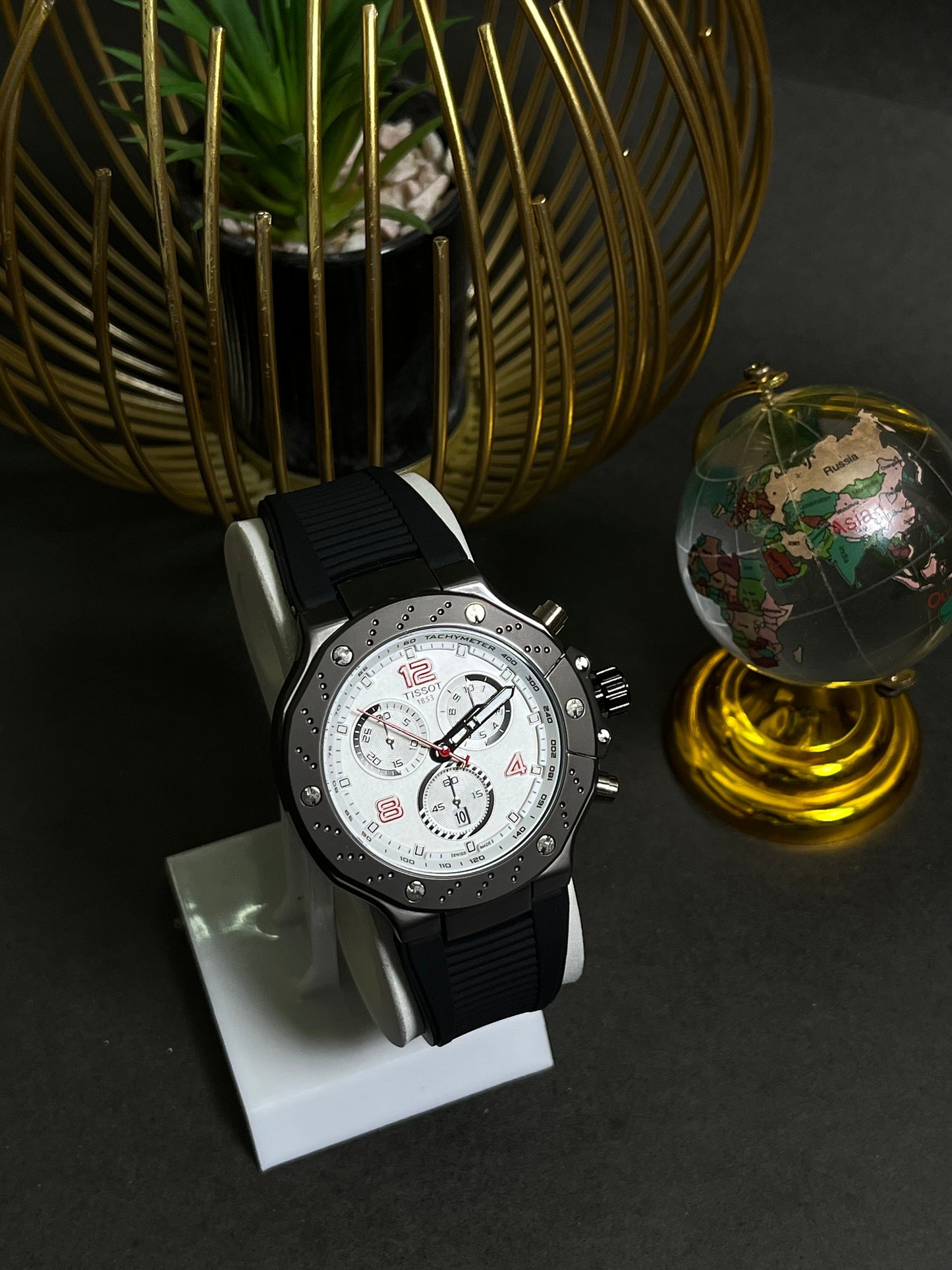 TST Men's Sport Watch - Premium Silicone Strap