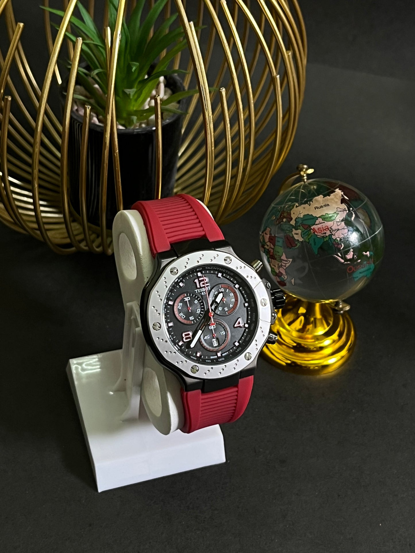 TST Men's Sport Watch - Premium Silicone Strap