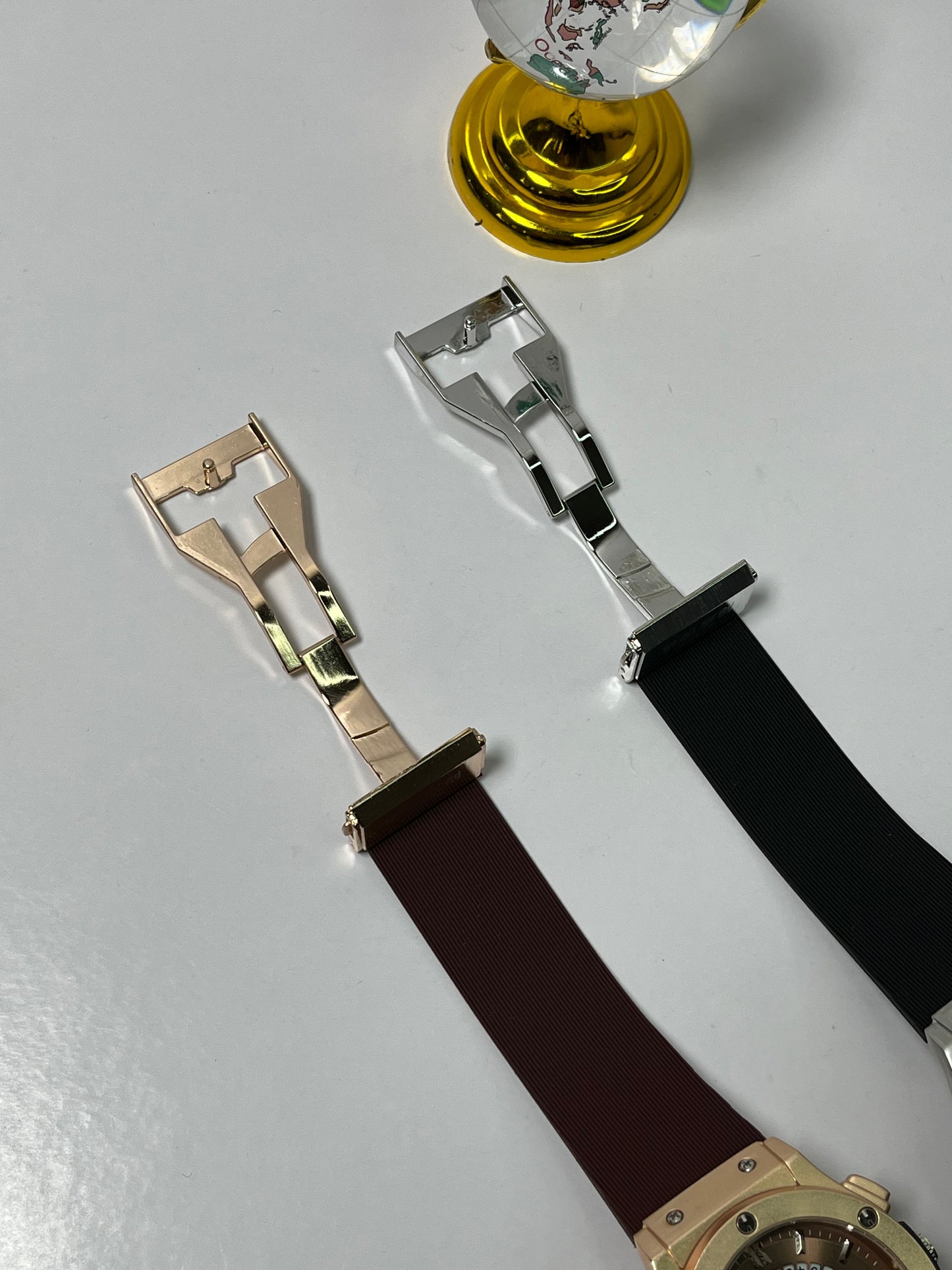 HUB Luxury Skeleton Dial Sports Watches