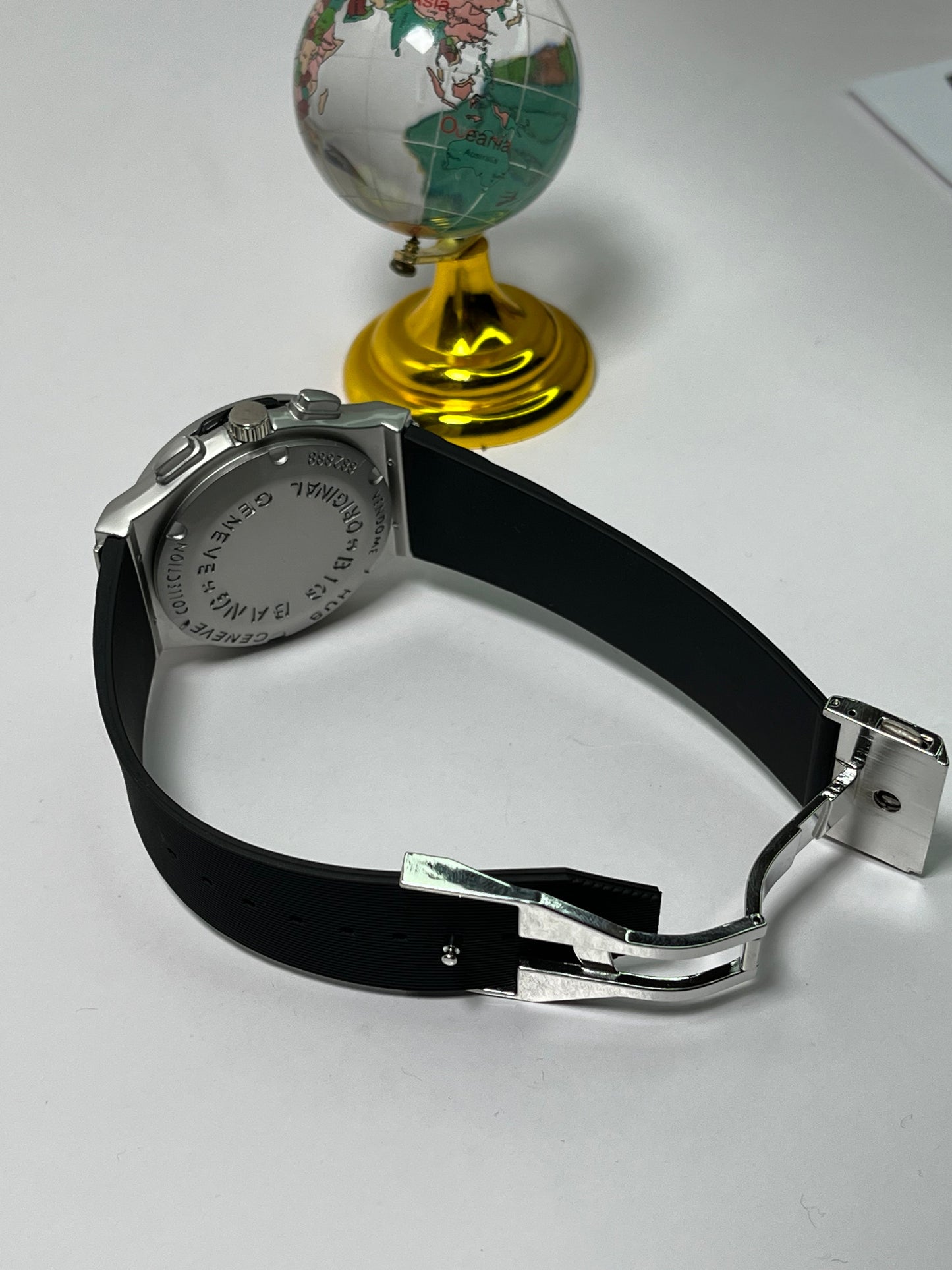 HUB Luxury Skeleton Dial Sports Watches