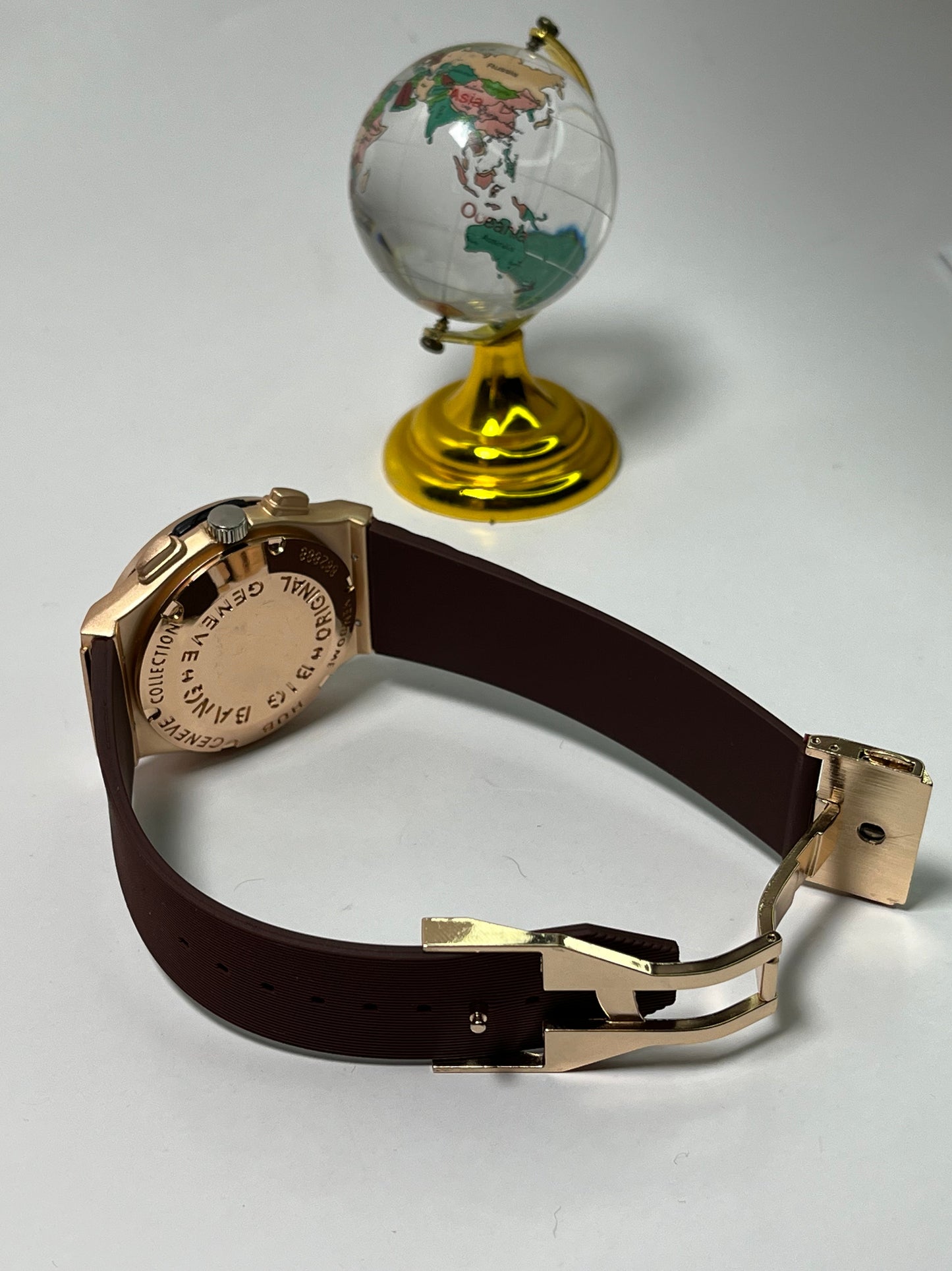 HUB Luxury Skeleton Dial Sports Watches