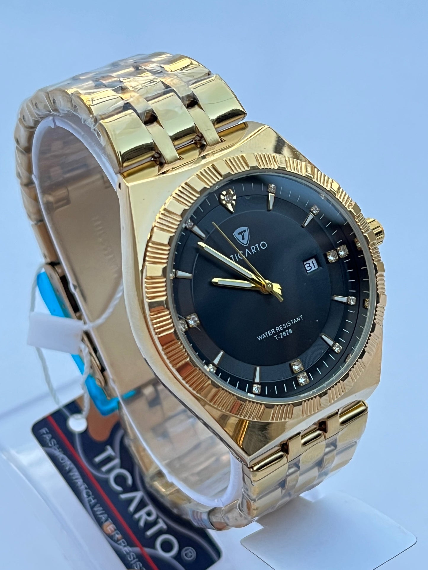 Ticarto Diamond Watch – 4 Elegant Color Variants