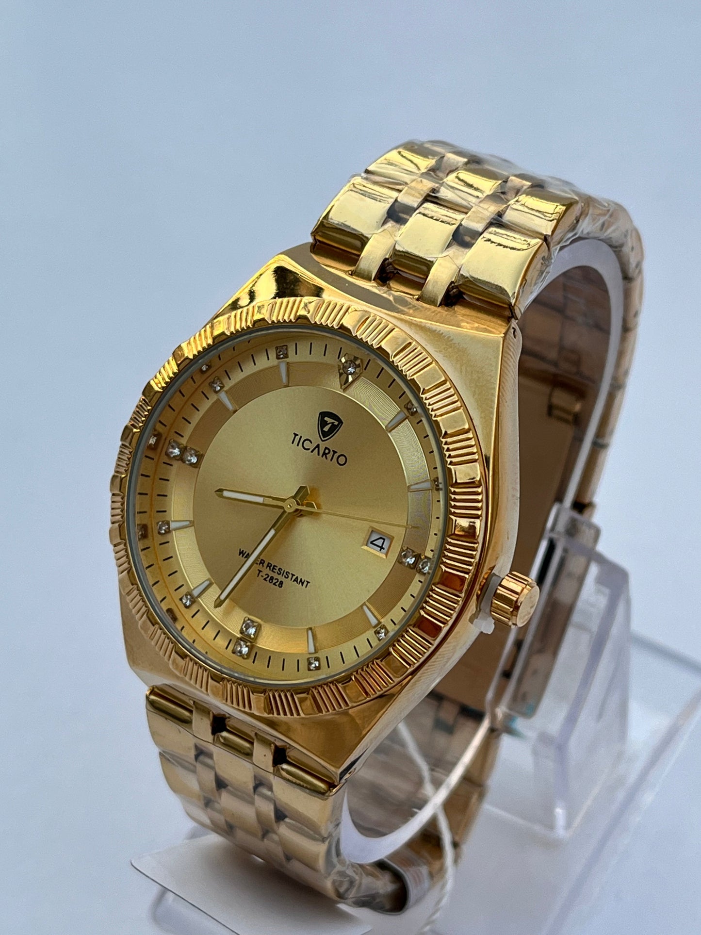 Ticarto Diamond Watch – 4 Elegant Color Variants