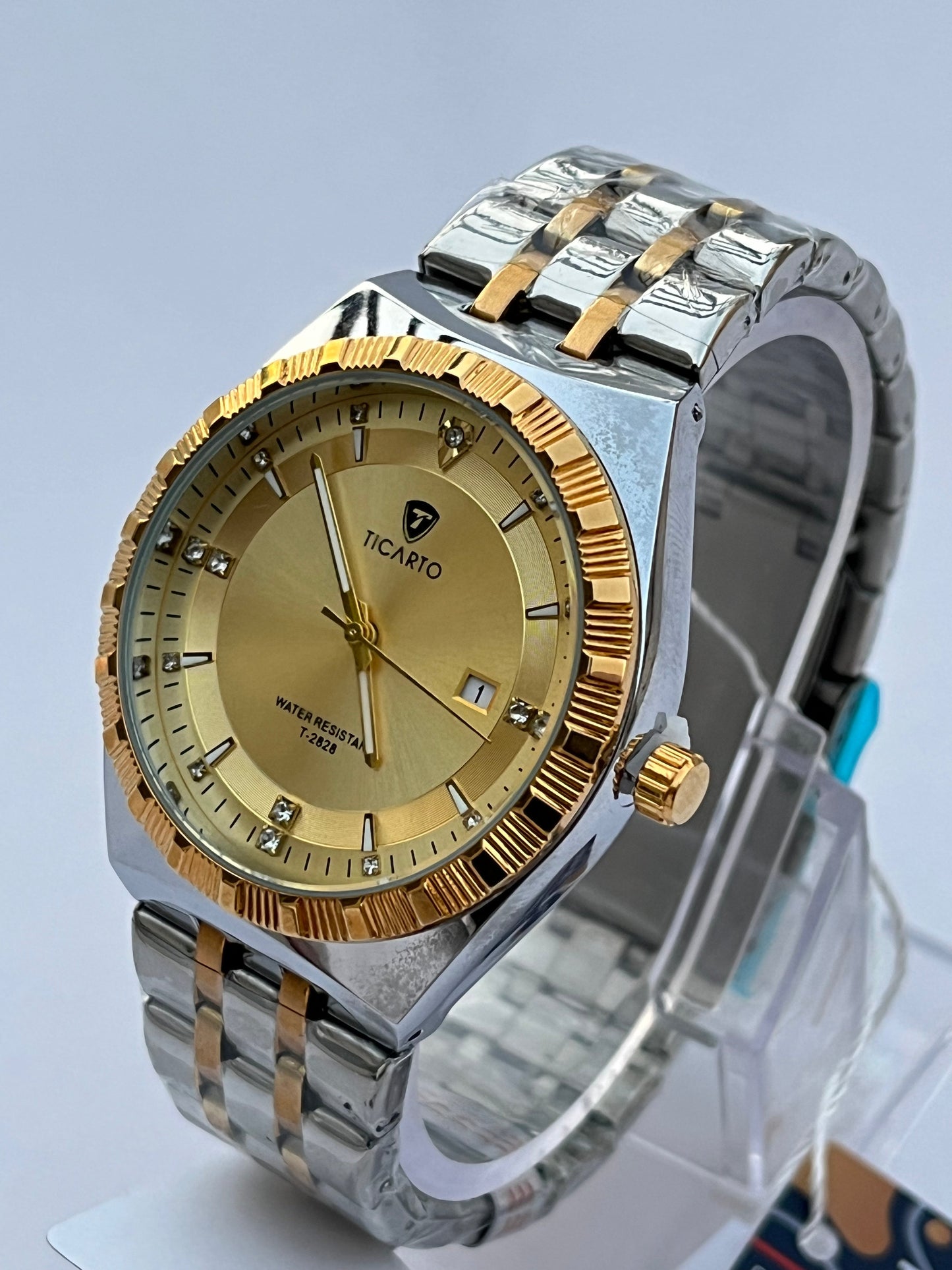 Ticarto Diamond Watch – 4 Elegant Color Variants