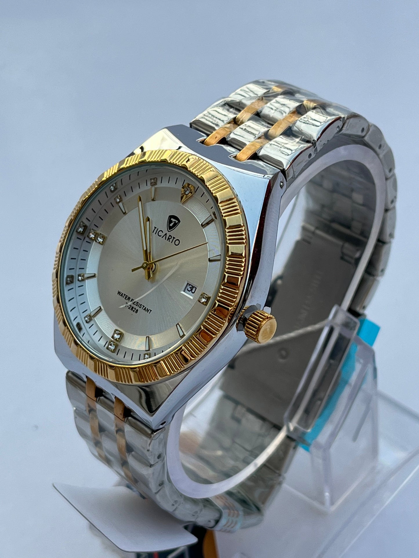 Ticarto Diamond Watch – 4 Elegant Color Variants