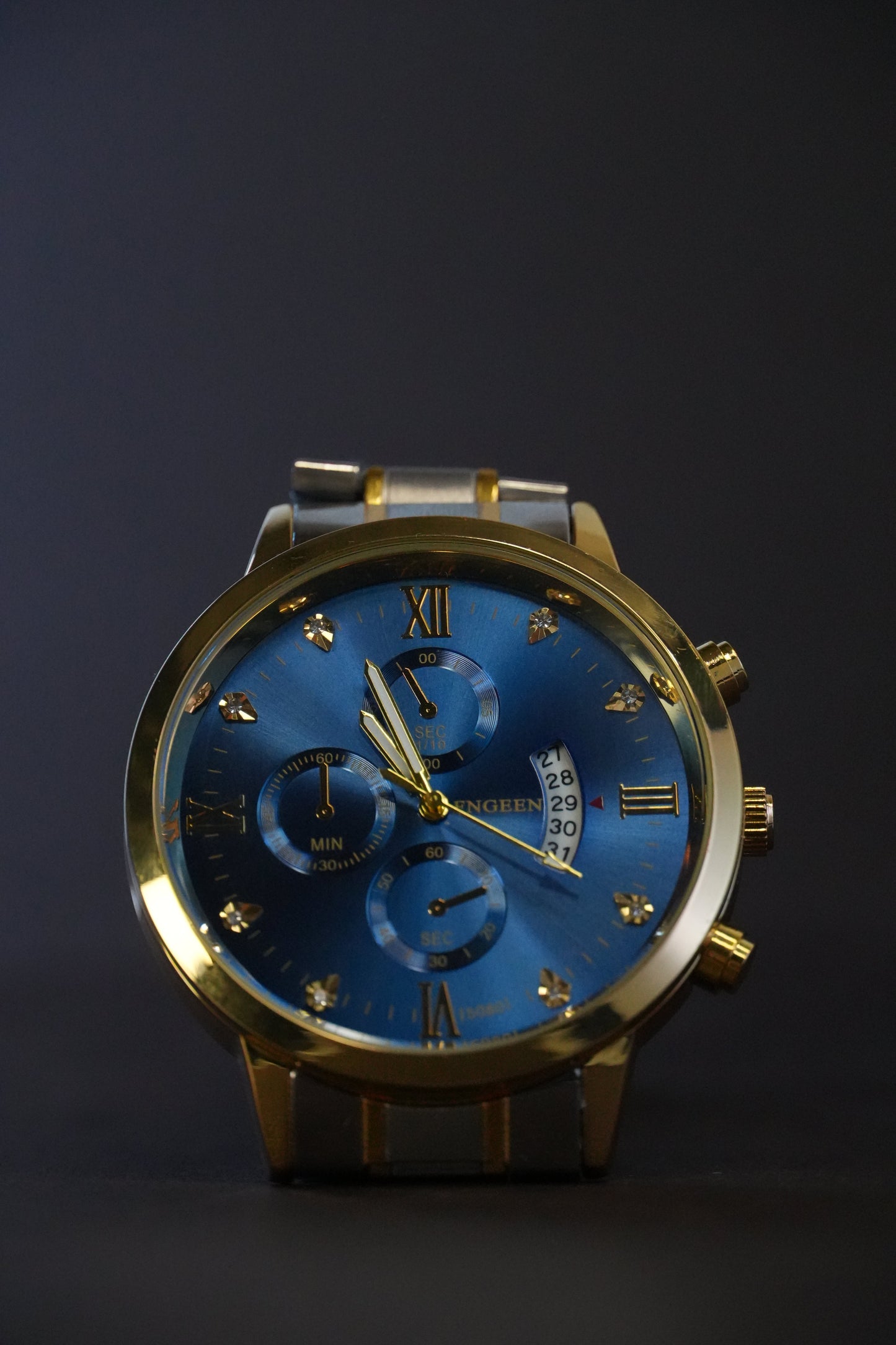 Fngeen Royal Blue Chronograph Men's Watch
