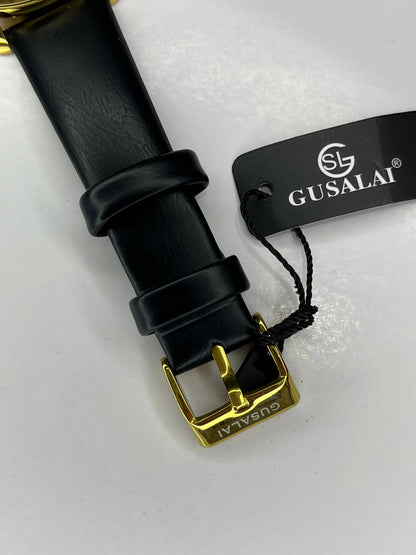 Gusalai Classic Leather Wristwatch