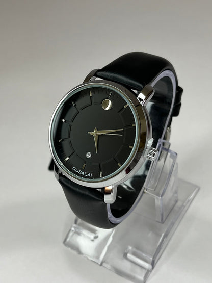 Gusalai Classic Leather Wristwatch