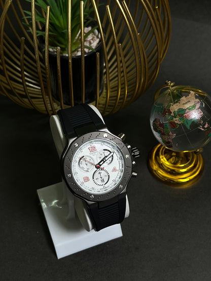 TST Men's Sport Watch - Premium Silicone Strap