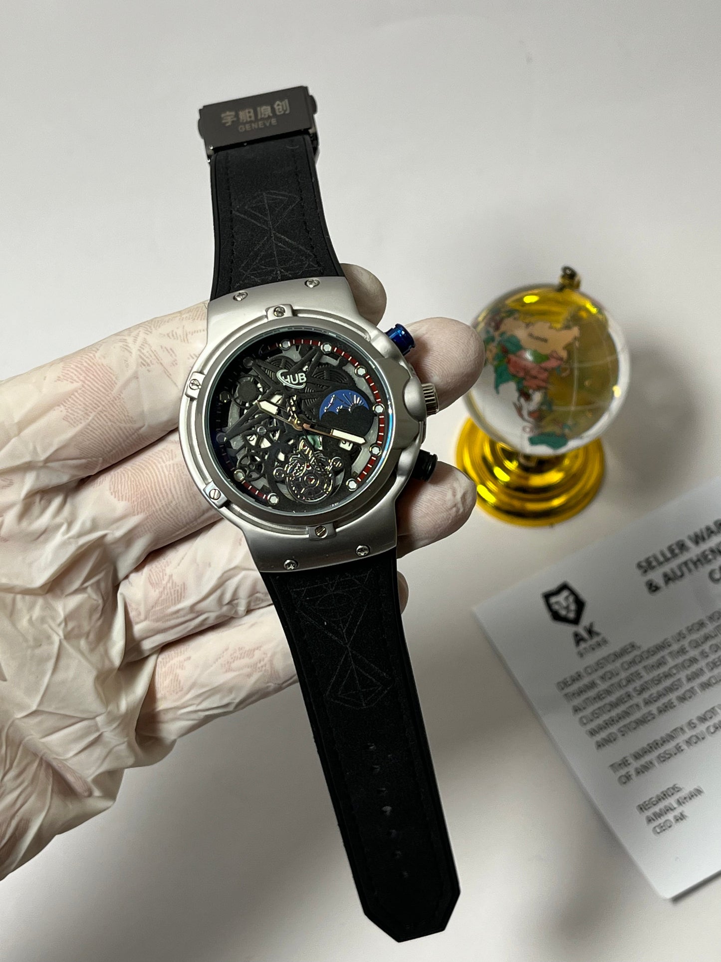 HB Dual Button Strap Watch