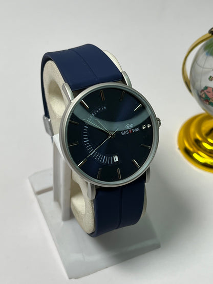 Bestwin Magnetic Lock & Silicone Rubber Straps Wrist Watch
