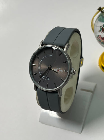 Bestwin Magnetic Lock & Silicone Rubber Straps Wrist Watch