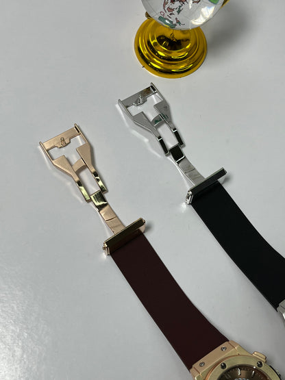 HUB Luxury Skeleton Dial Sports Watches