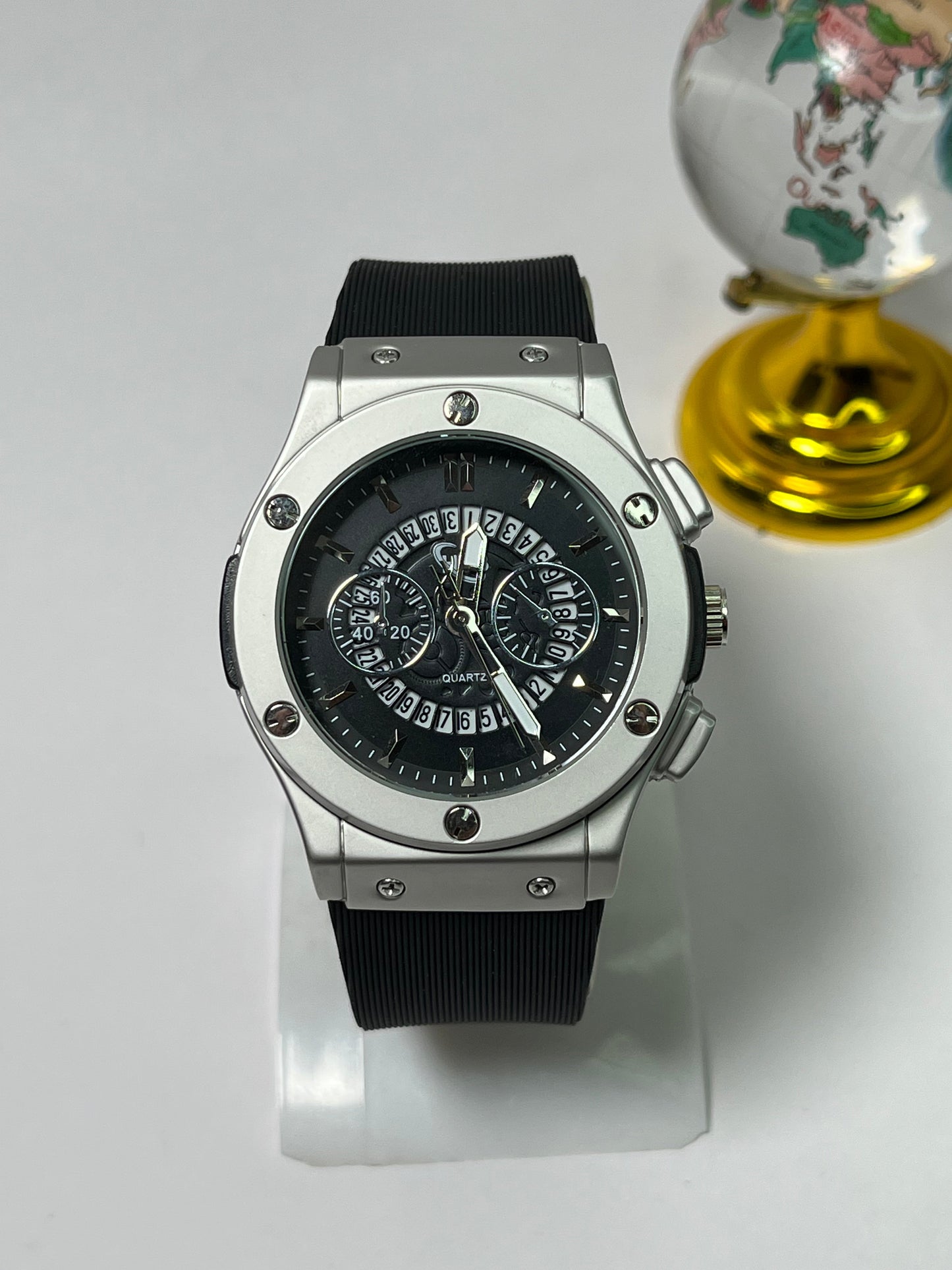 HUB Luxury Skeleton Dial Sports Watches